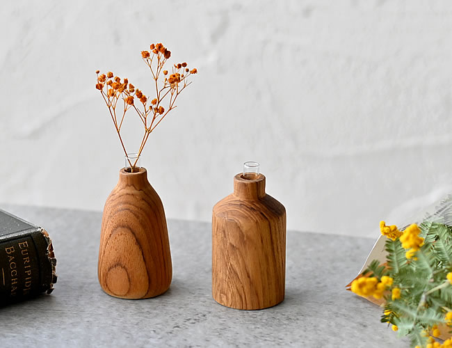 WOOD フラワーベース ステイブル