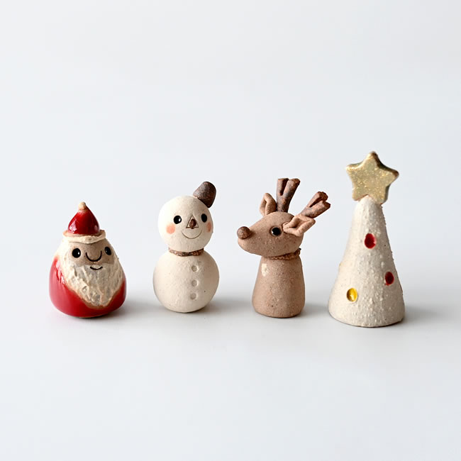 信楽焼 クリスマス プチドール