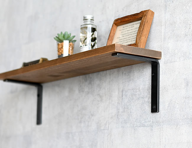 アイアン L型ブラケット 130