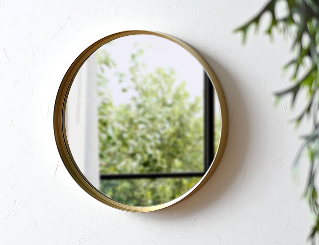 Grocia メタルラウンドミラー