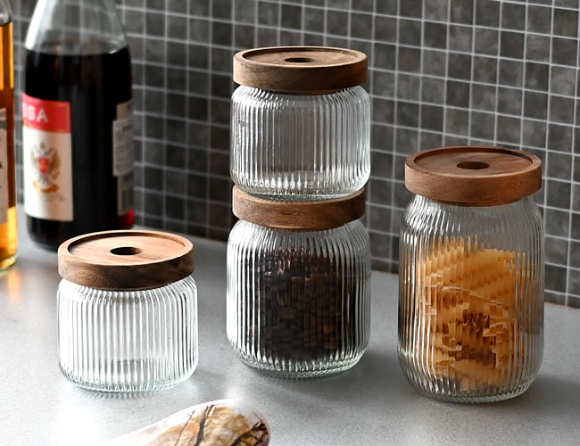 ACACIA ガラスキャニスター