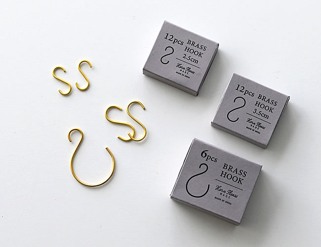 BRASS　S字フックセット *