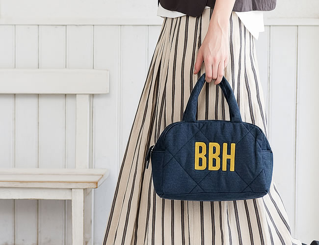 BBH シャンブレーデニム ミニボストン