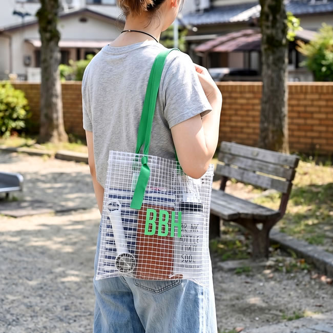 BBH クリアチェックトート SMALL *