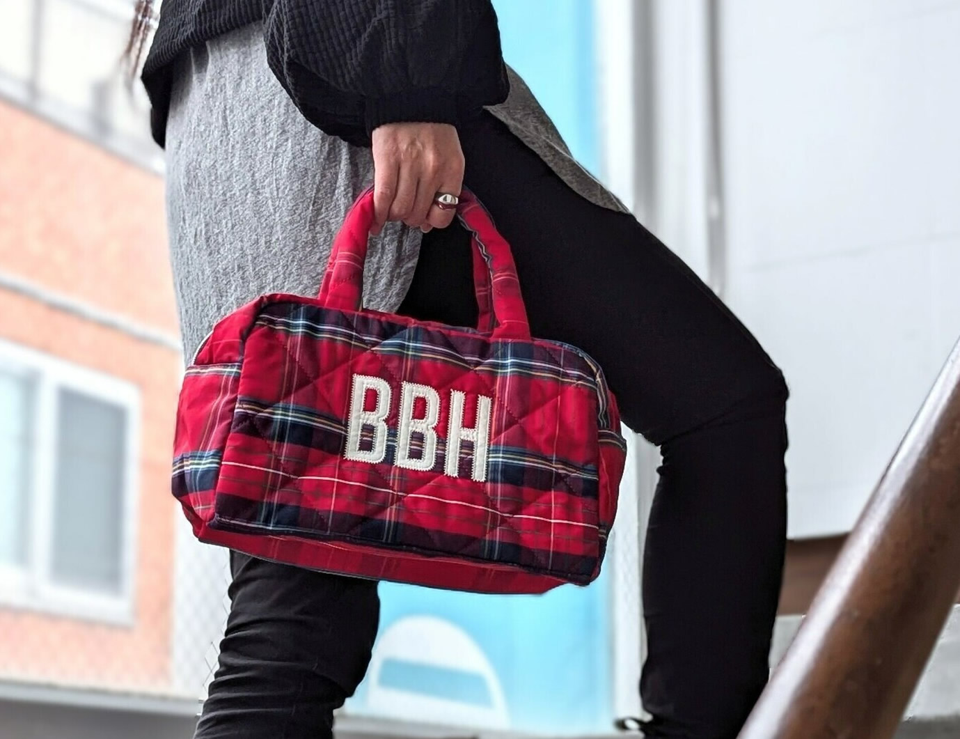 BBH キルティング ミニボストン