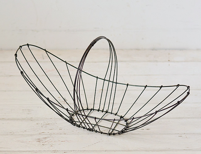 ハンドメイド カヌーバスケット