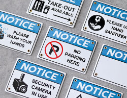 （SALE）エナメル ノーティスサイン  *