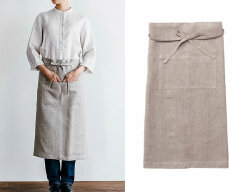 fog linen work ギャルソンエプロン ナチュラル *