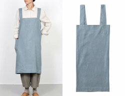 fog linen work スクエア クロスエプロン クレール *