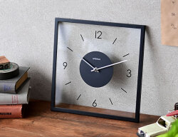 Laturi ウォールクロック ブラック