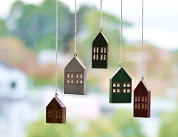 HOUSE ウッドオーナメント 5個セット *