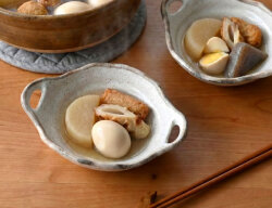 白唐津 両手付小鉢