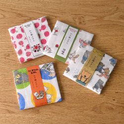 名作絵本 かや織ふきん *