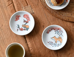 美濃焼 花札豆皿