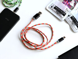 USB チャージ＆シンクケーブル *