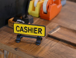 スタンドサイン CASHIER