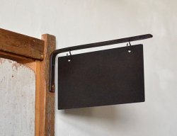 アイアンサインプレート ブラック *