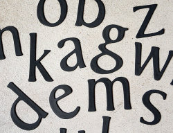 ブラスレター アルファベット L 小文字 *