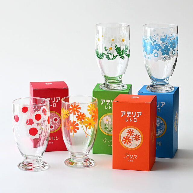 アデリアレトロ 台付きグラス | ゼネラルストア オルネ