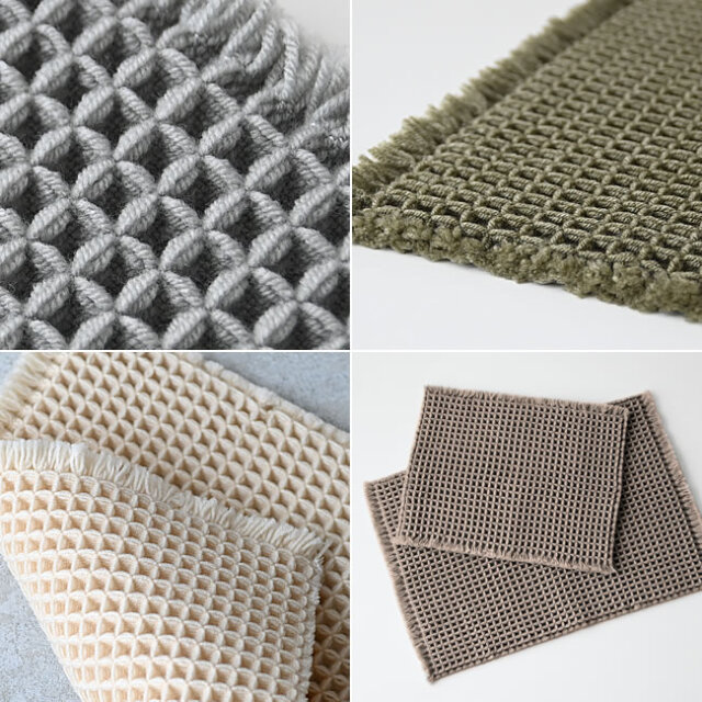 瞬乾 ワッフルバスマット 65 × 45cm | ゼネラルストア オルネ