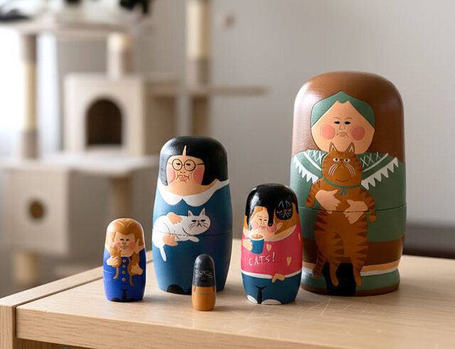 NOOKs マトリョーシカ ねこLOVER | ゼネラルストア オルネ