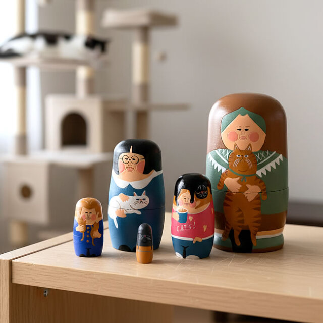 NOOKs マトリョーシカ ねこLOVER | ゼネラルストア オルネ