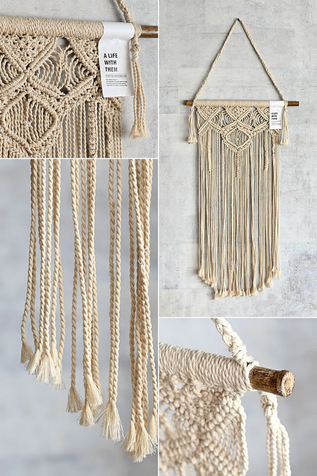 マクラメ タペストリー | ゼネラルストア オルネ 