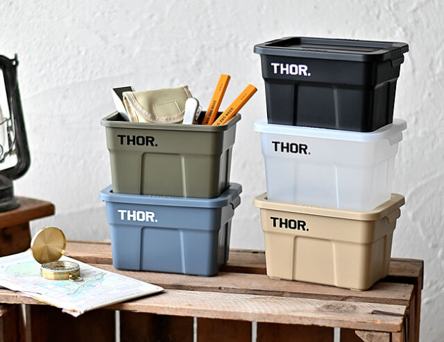 3個セット ネイバーフッド NH X THOR . MINI TOTES THOR MINI TOTE WITH LID（ミニコンテナ 小物収納 収納ボックス