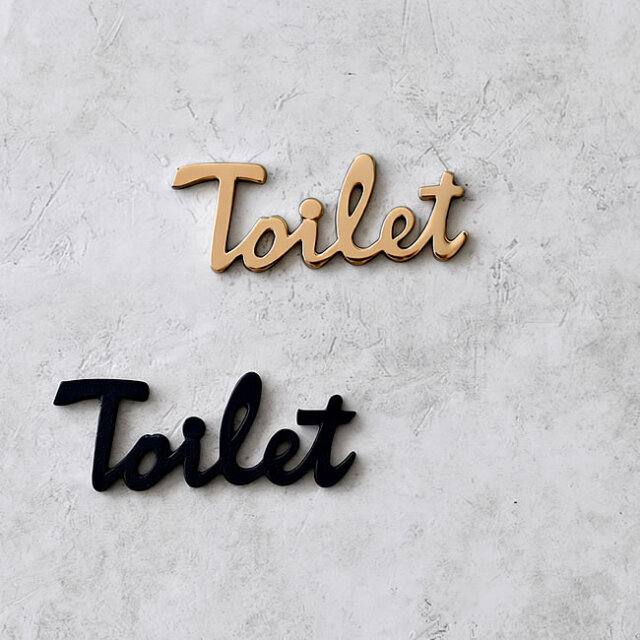 BRASS トイレサイン *