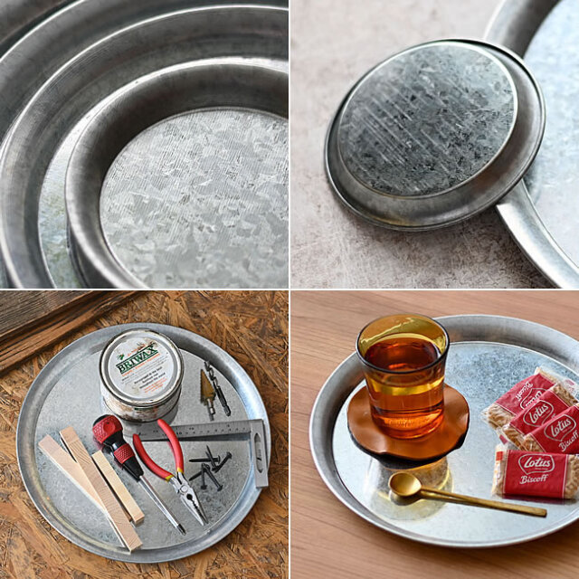 ガルバナイズド ラウンドトレイ | ゼネラルストア オルネ