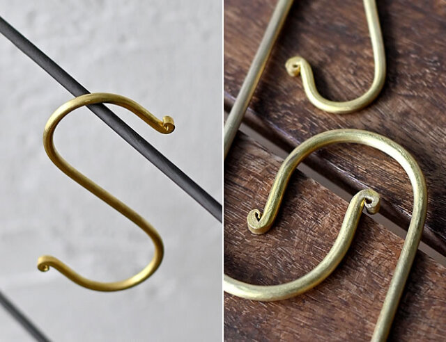 BRASS S字フック | ゼネラルストア オルネ