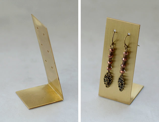 BRASS ピアススタンド ナチュラルインテリア 生活雑貨の通信販売