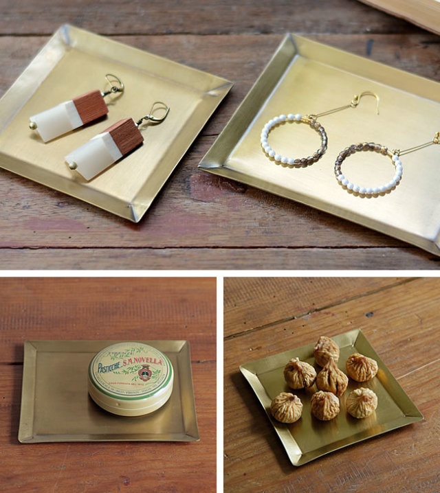 BRASS 角型プレート ナチュラルインテリア 生活雑貨の通信販売