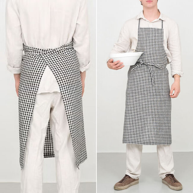 fog linen work フレディ リネンフルエプロン｜ゼネラルストア オルネ