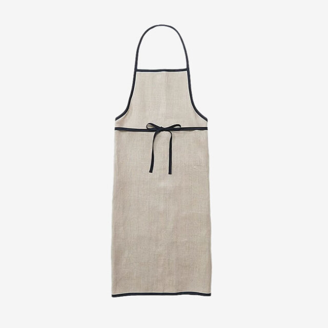 fog linen work パイピングエプロン ナチュラル ｜ ゼネラルストア オルネ