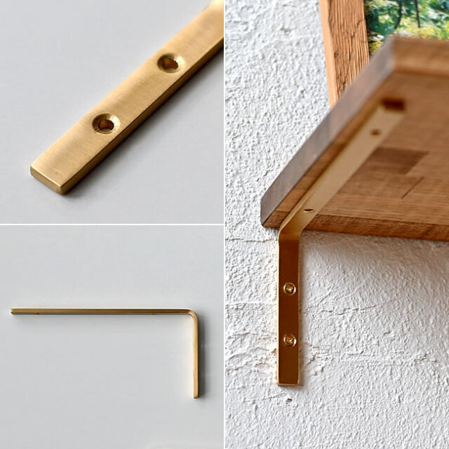 BRASS L型ブラケット | ゼネラルストア オルネ