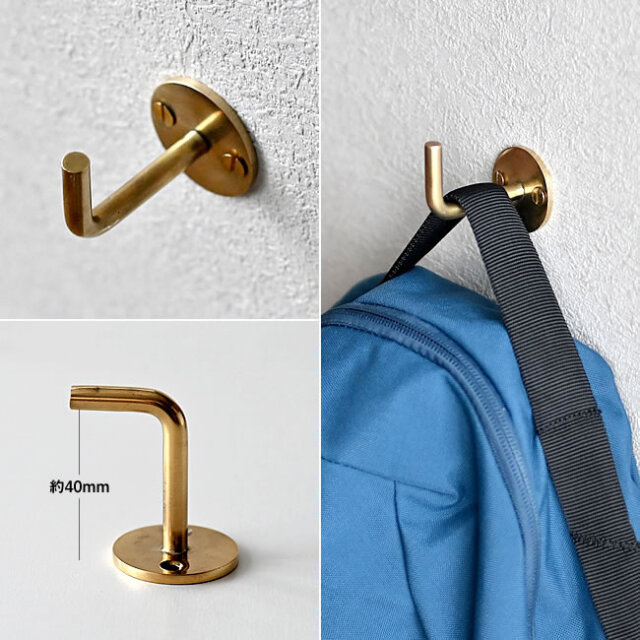 アーネスト ブラス L字フック | ゼネラルストア オルネ