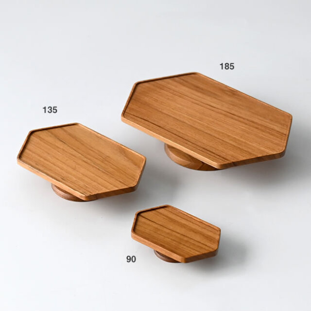 TEAK ジュエリーステージ 天然木で楽しむ小さなディスプレイ台