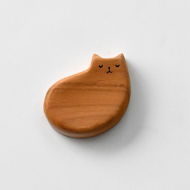 猫たちの表情に癒される木製箸置き Cozy Cat カトラリーレスト