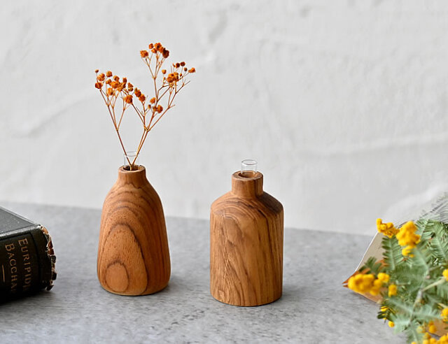 WOOD フラワーベース ステイブル | ゼネラルストア オルネ