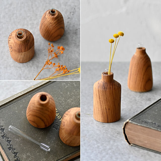 WOOD フラワーベース ステイブル | ゼネラルストア オルネ