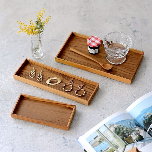 WOOD スタックボックス 浅型