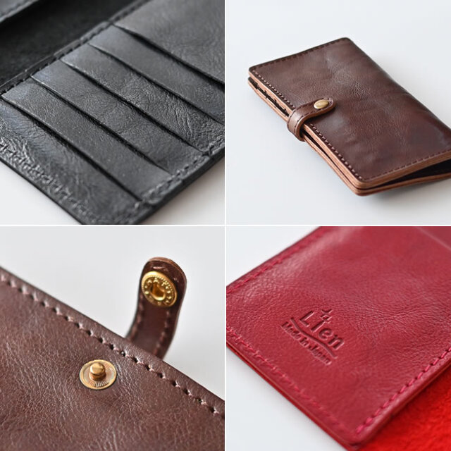 手帳型カードケース 日本製レザー｜薄型・大容量｜選べる5色｜ゼネラル