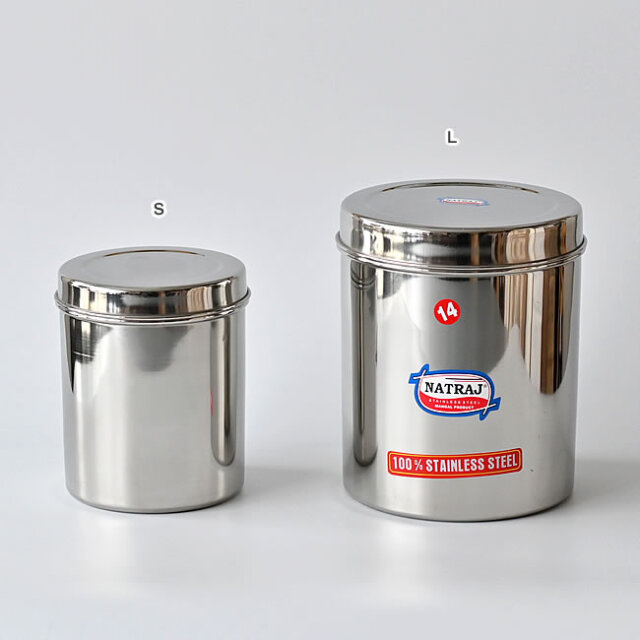 NATRAJ ステンレス キャニスター | ゼネラルストア オルネ