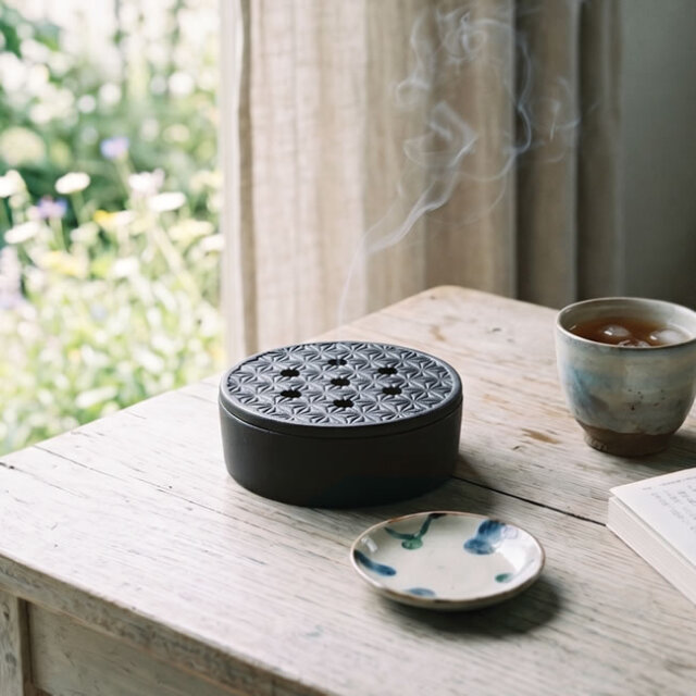 信楽焼 蚊遣り器