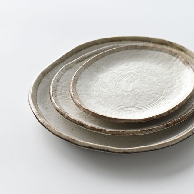 利休白茶 楕円皿 | ゼネラルストア オルネ