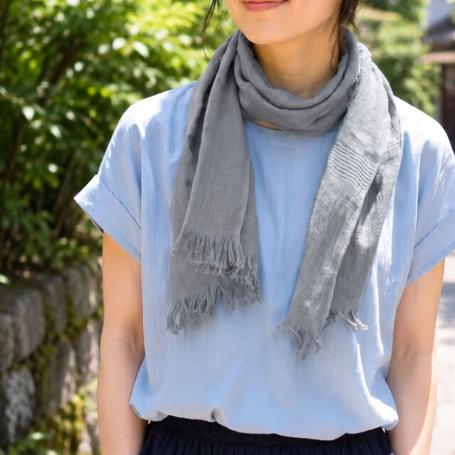 みやざきタオル 今治マフラー SEASON 軽くて洗えるオーガニック