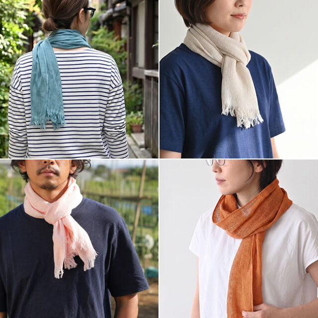 みやざきタオル 今治マフラー SEASON 軽くて洗えるオーガニック