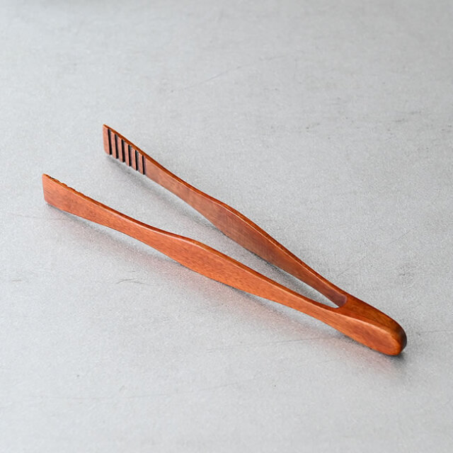 WOOD トング｜天然木・すりうるし仕上げの木製トング ｜ ゼネラル