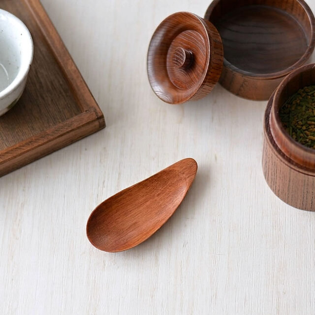 ケヤキ 茶さじ *